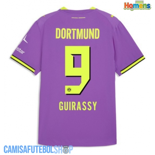 Camisa de time de futebol Borussia Dortmund Serhou Guirassy #9 Replicas 3º Equipamento 2026-27 Manga Curta